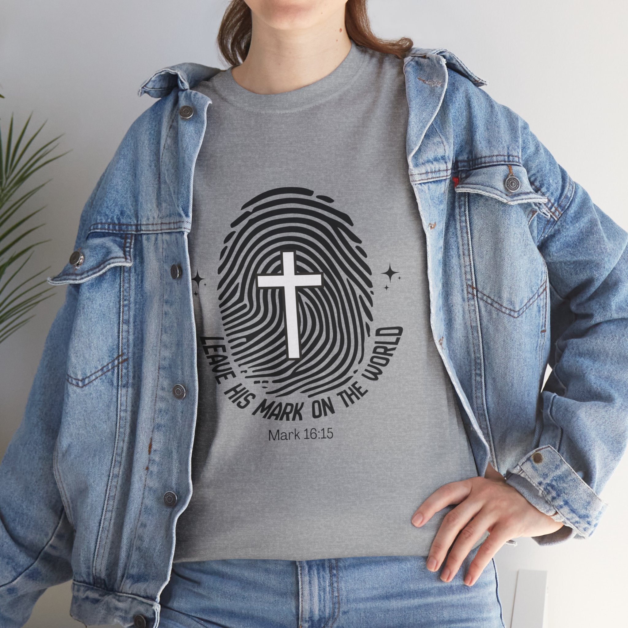“Leave Your Mark — Mark 16:15 Tee”