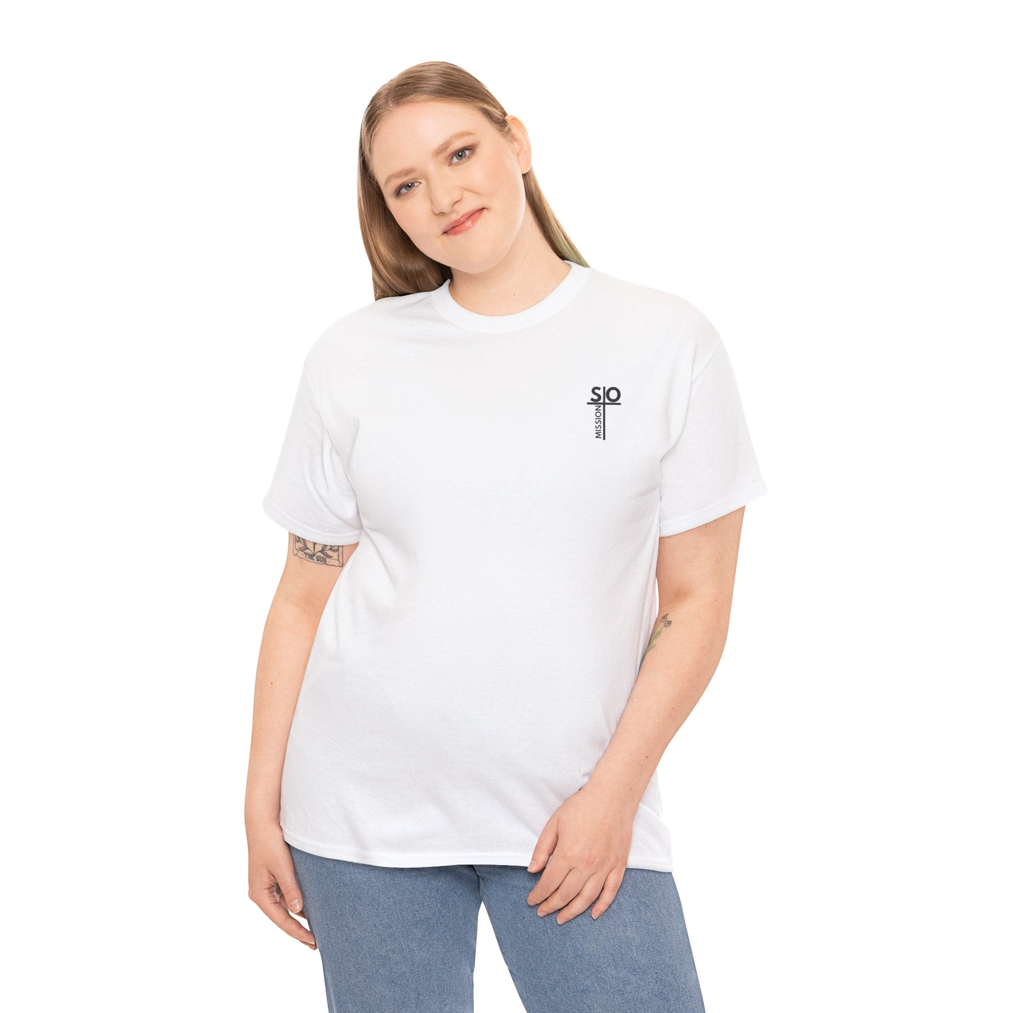 Leave Your Mark — Mark 16:15 Back Print Tee