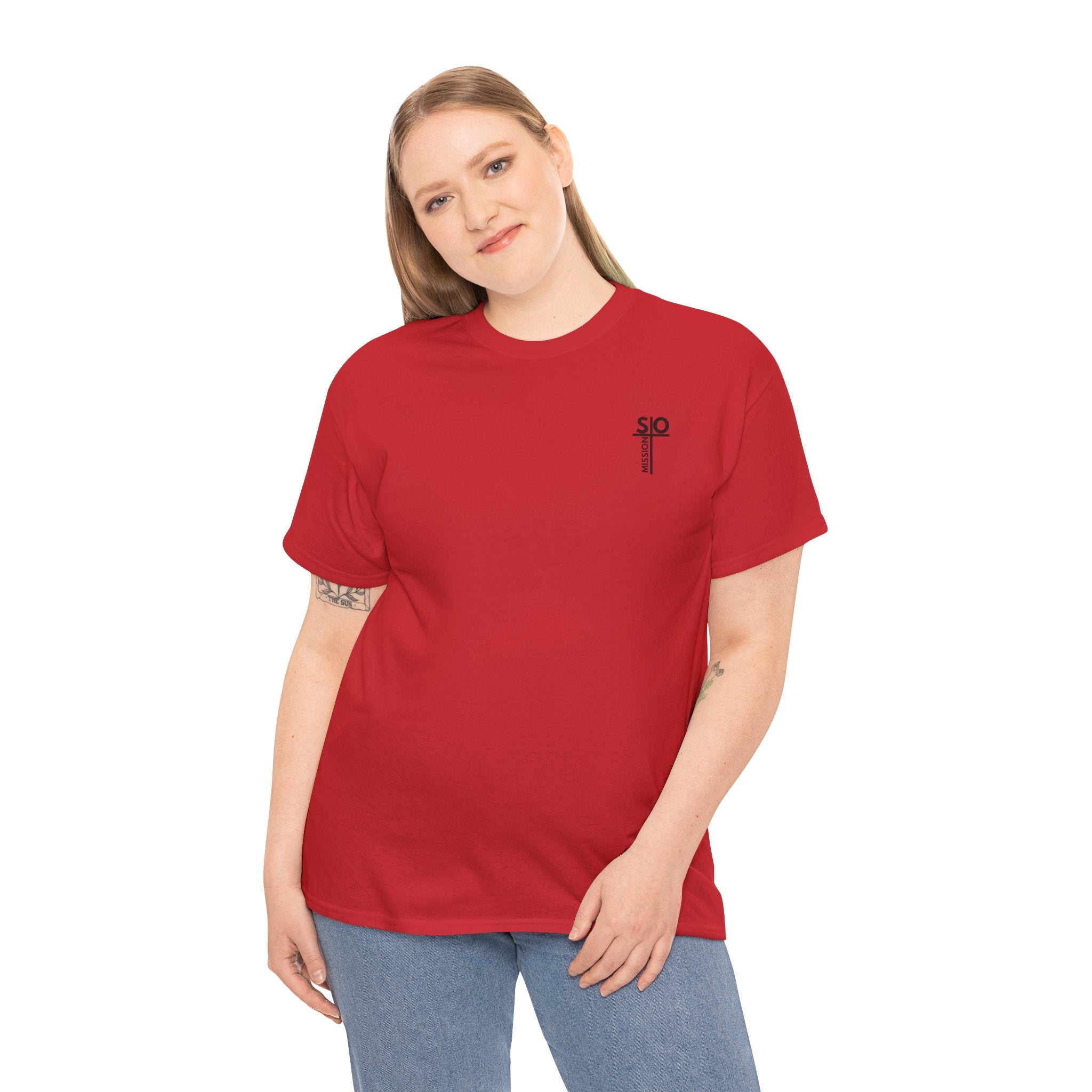 Leave Your Mark — Mark 16:15 Back Print Tee