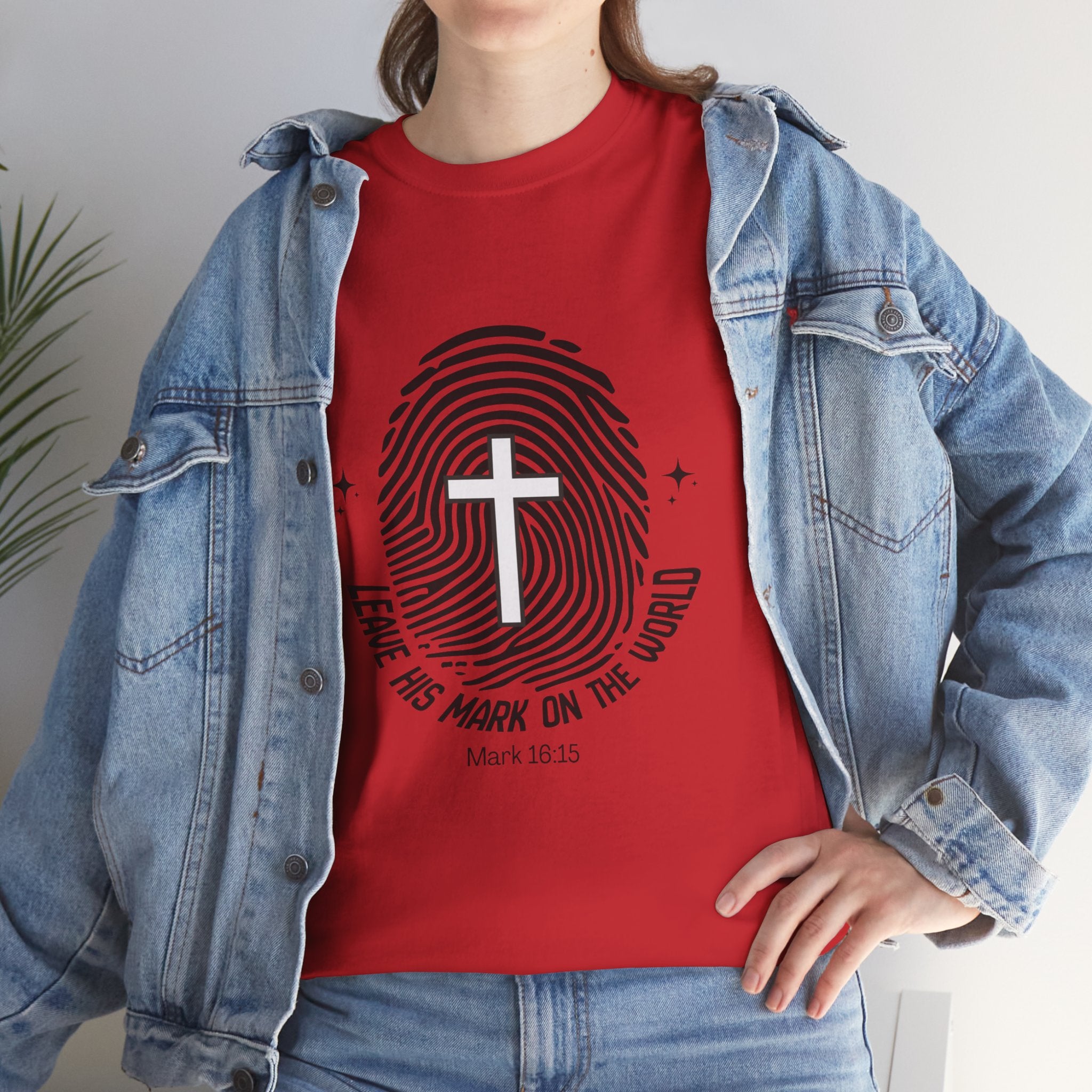 “Leave Your Mark — Mark 16:15 Tee”