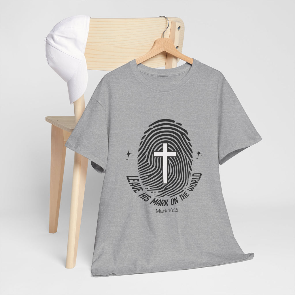 “Leave Your Mark — Mark 16:15 Tee”