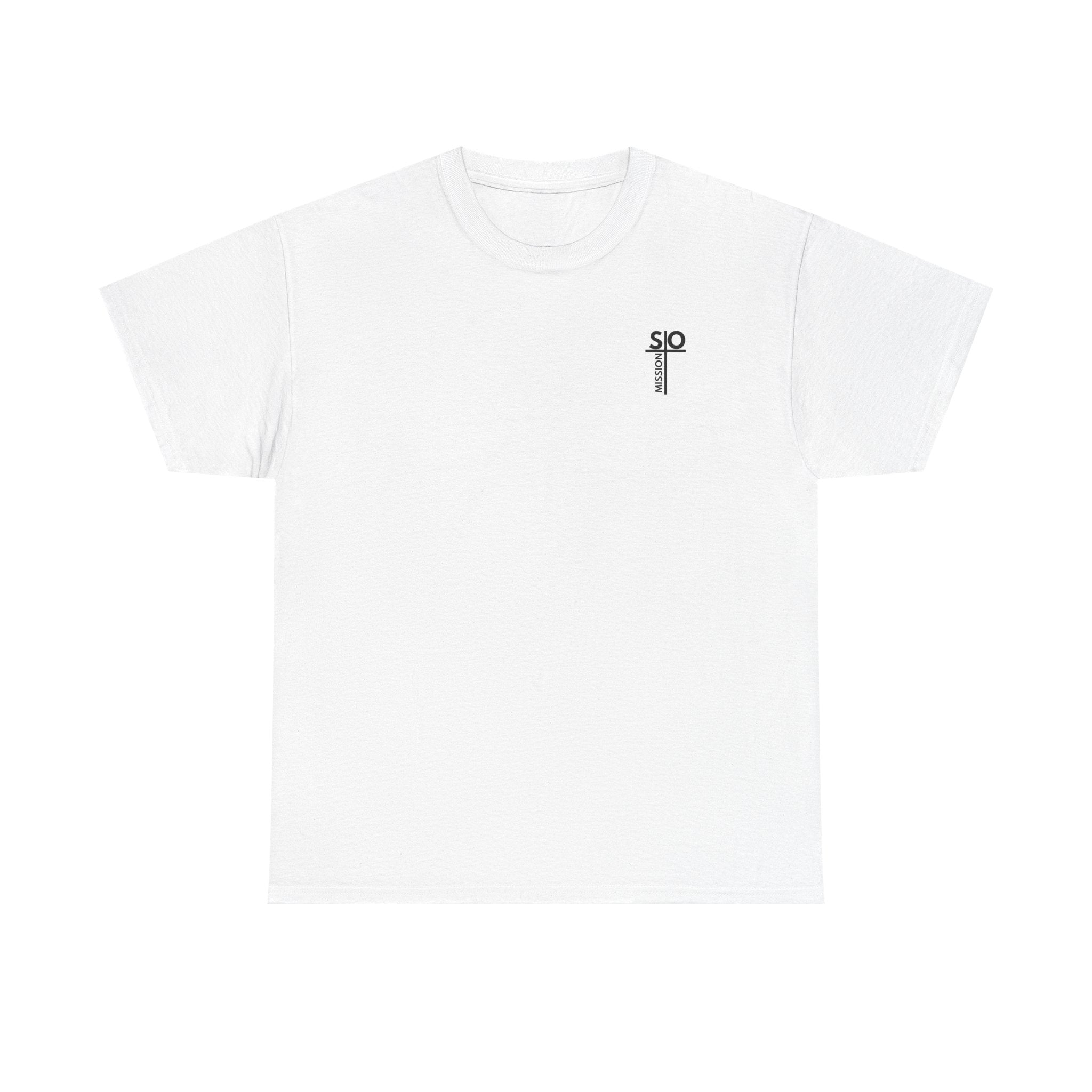 Leave Your Mark — Mark 16:15 Back Print Tee