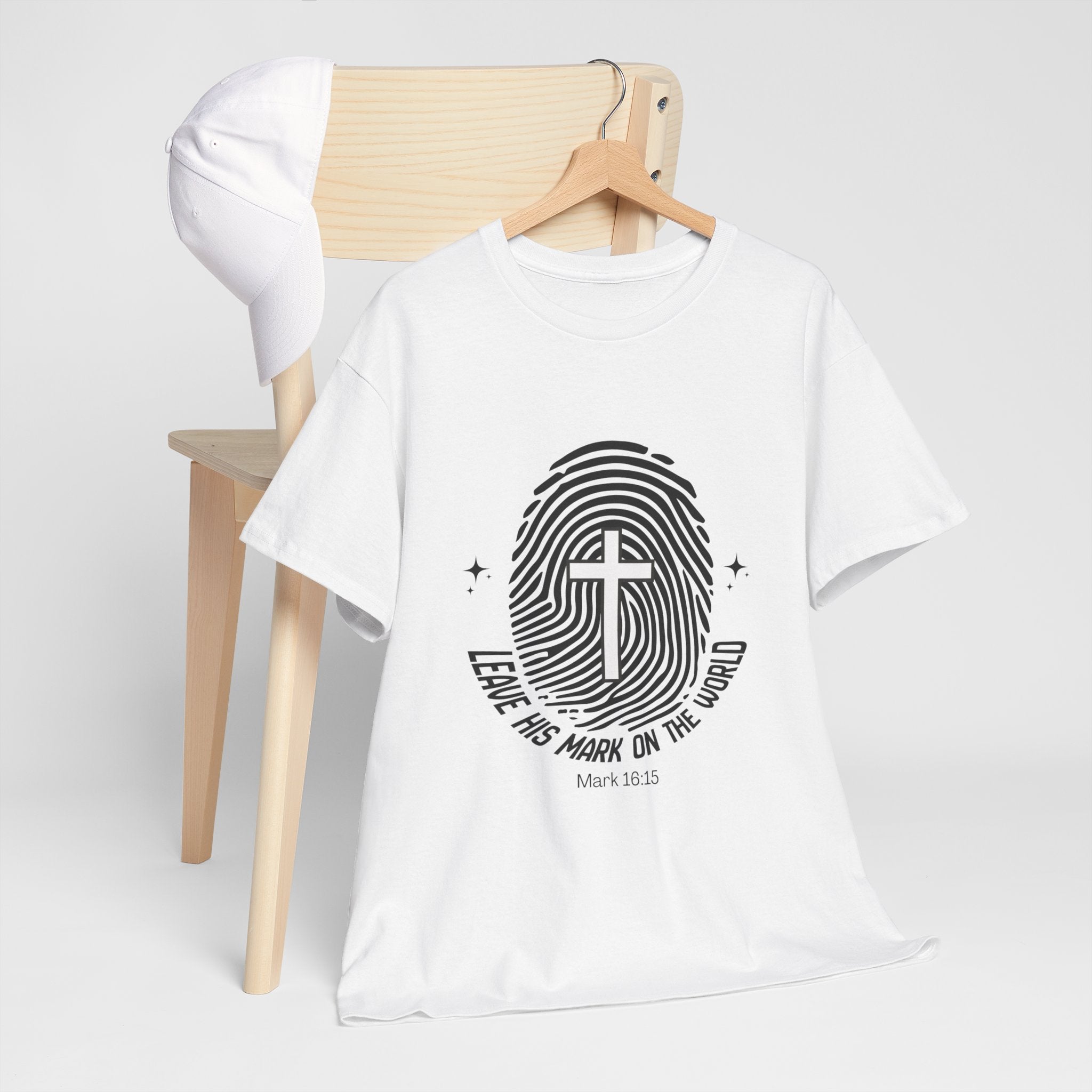 “Leave Your Mark — Mark 16:15 Tee”