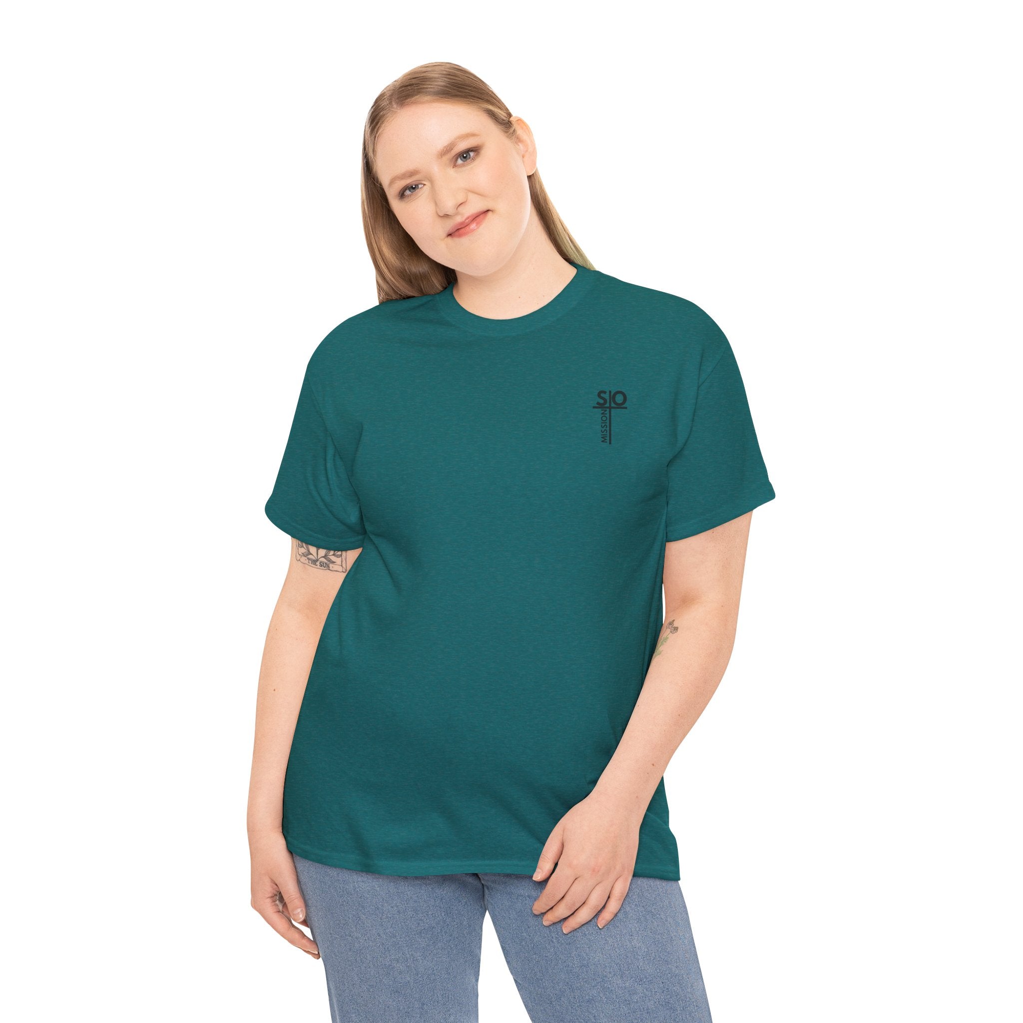Leave Your Mark — Mark 16:15 Back Print Tee