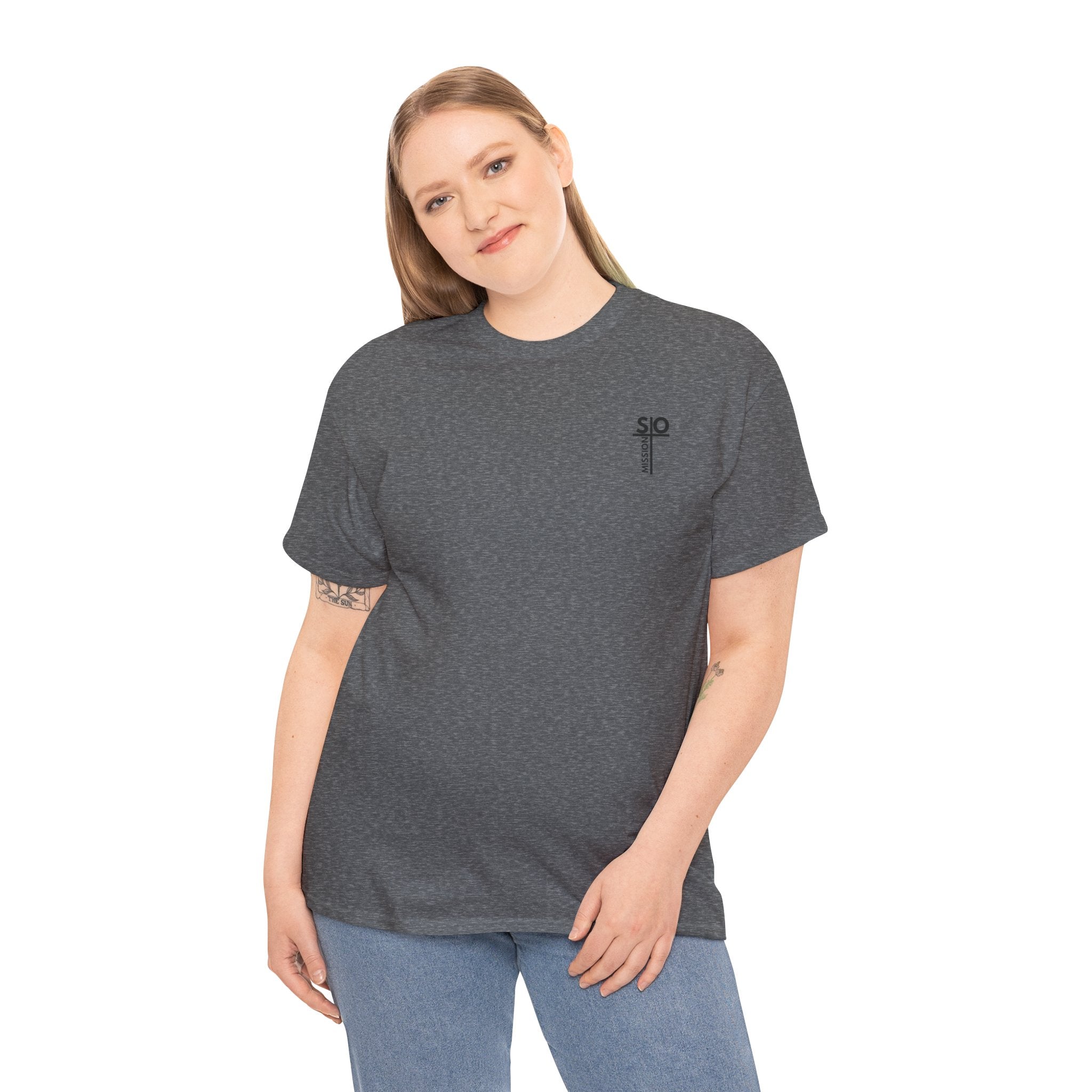 Leave Your Mark — Mark 16:15 Back Print Tee